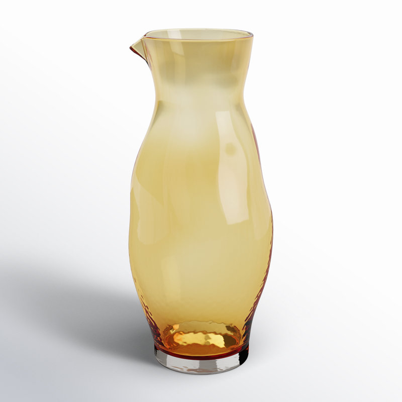 Arkwright Glass Pitcher, Amber