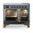 Majestic III Series 40 Inch Induction Range with 6 Induction Elements in Blue Grey (Burnished Trim)-124828934-124828939