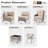 10- Piece Outdoor Patio Furniture Set, All - Weather Wicker Swivel Chairs with Thick Padded Cushions, Sectional Sofa, Coffee Table & Side Table for Garden, Backyard & Patio-1329818456
