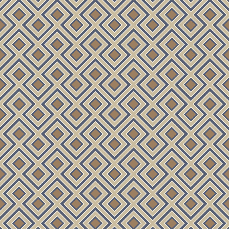 Volume 3 32.8' L x 27.56" W Smooth Wallpaper Roll, Indigo
