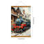 Train avec cadeau de Noël sur toile-1969353012