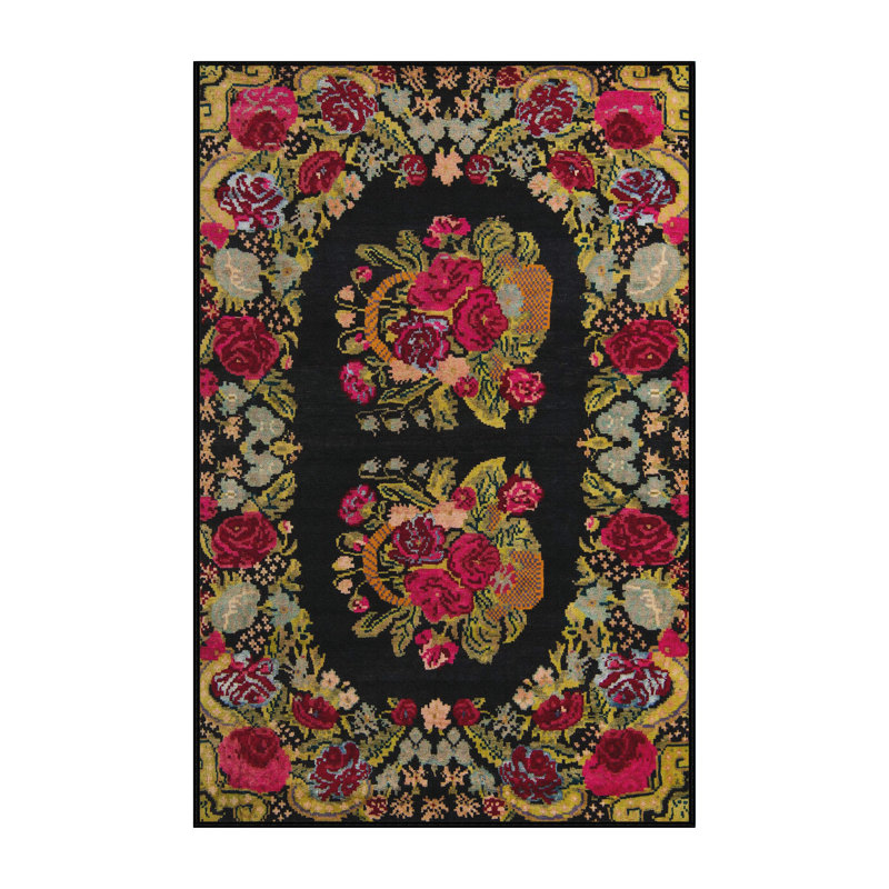 Abstract Indoor Rug, Rectangle 2' x 3'