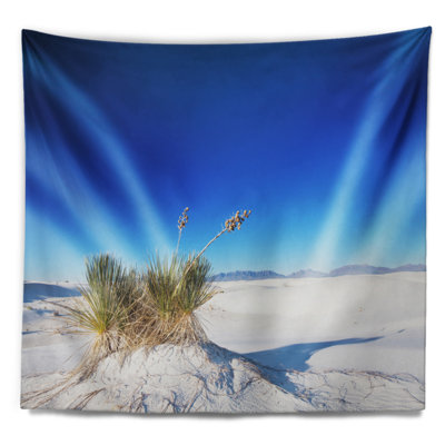 Paysage, tapisserie du parc White Sands aux États-Unis