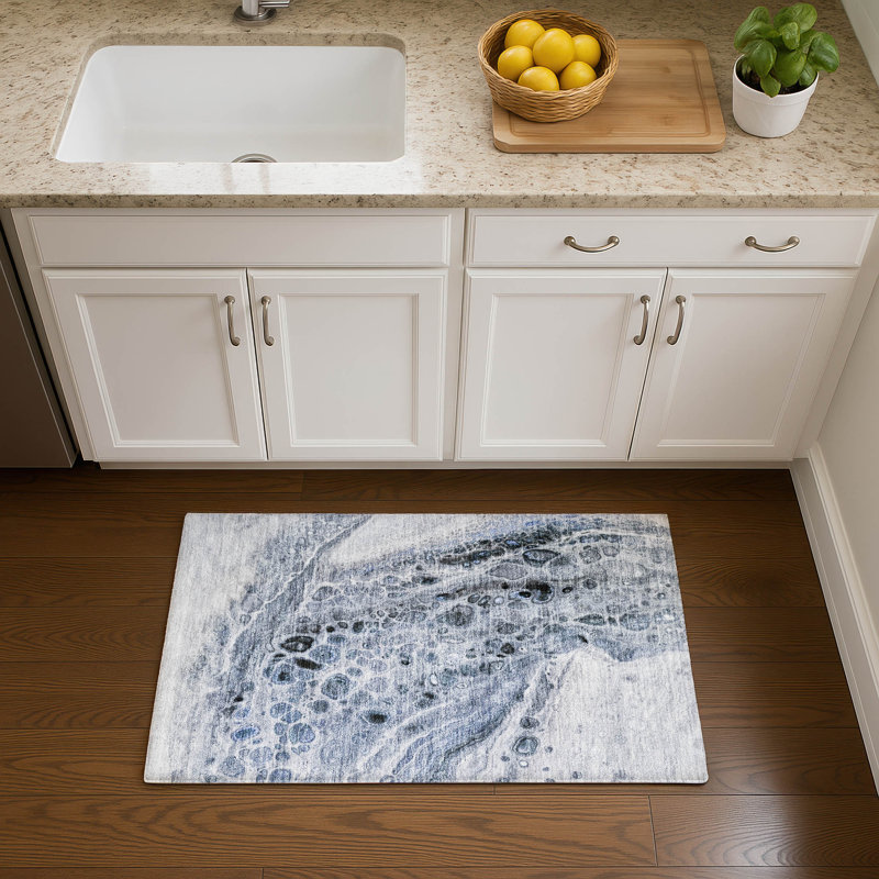 Premium Machine Washable Alaina AMF1934 Abstract Rug, Rectangle 1'8" x 2'6"
