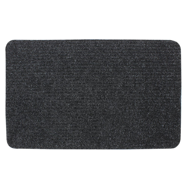 Delta Door Mat 50 x 80 cm Non-Slip Solid Color Doormat, Brown, 0.5cm H x 40cm W x 70cm L