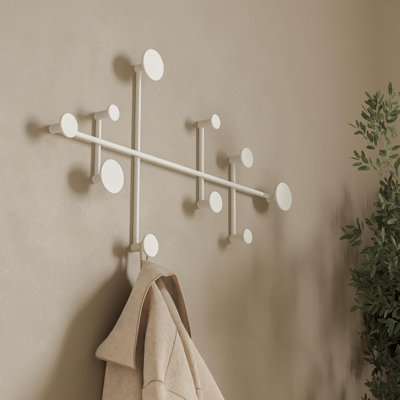 Armoire murale, porte-manteau au design minimaliste originaire de Berlin, porte-manteau/crochets muraux modernes en métal