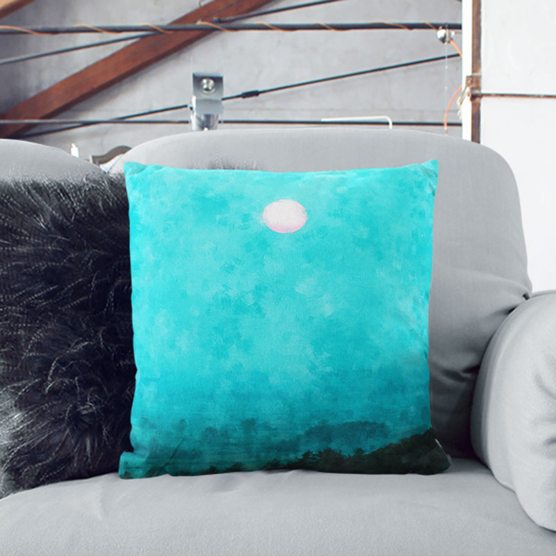 Square Throw Cushion, White, 40cm H x 40cm W x 15cm D