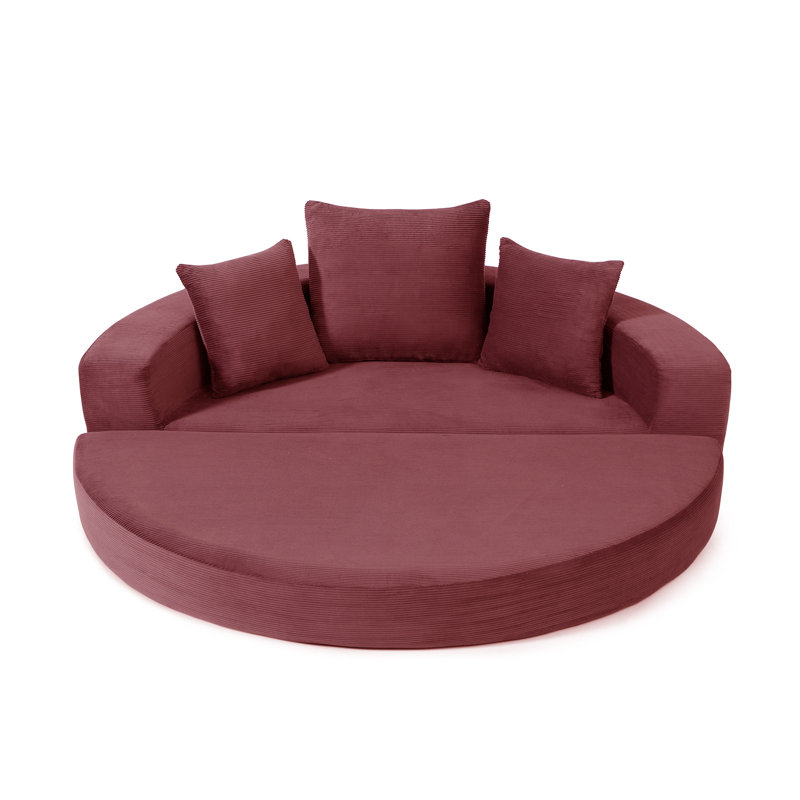 Causeuse-lit 67 po, Red Wine