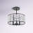 Abbey Crystal Semi Flush Mount-2036094928