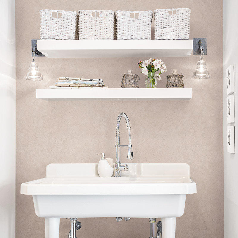 Riaan 10m x 53cm Matte Wallpaper Roll, Beige