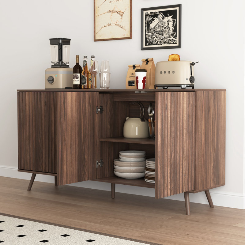 Buffet avec rangement, Noyer