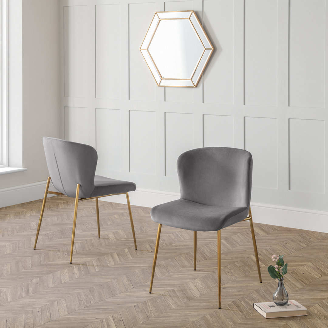 Gerson 47cm H Velvet Upholstered Side Chair