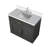 Abbey 36 in W x 22 in D Single Bath Vanity, Cultured Marble Top and Chrome Faucet Set-112685545-112685548