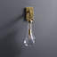 1-Light TearDrop Glass Wall Sconce