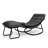 Patio Outdoor Lounge Chair Rocking Chair With Ottoman-1062662865
