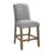 Hallowell Upholstered Counter Stool with Solid Wood Frame