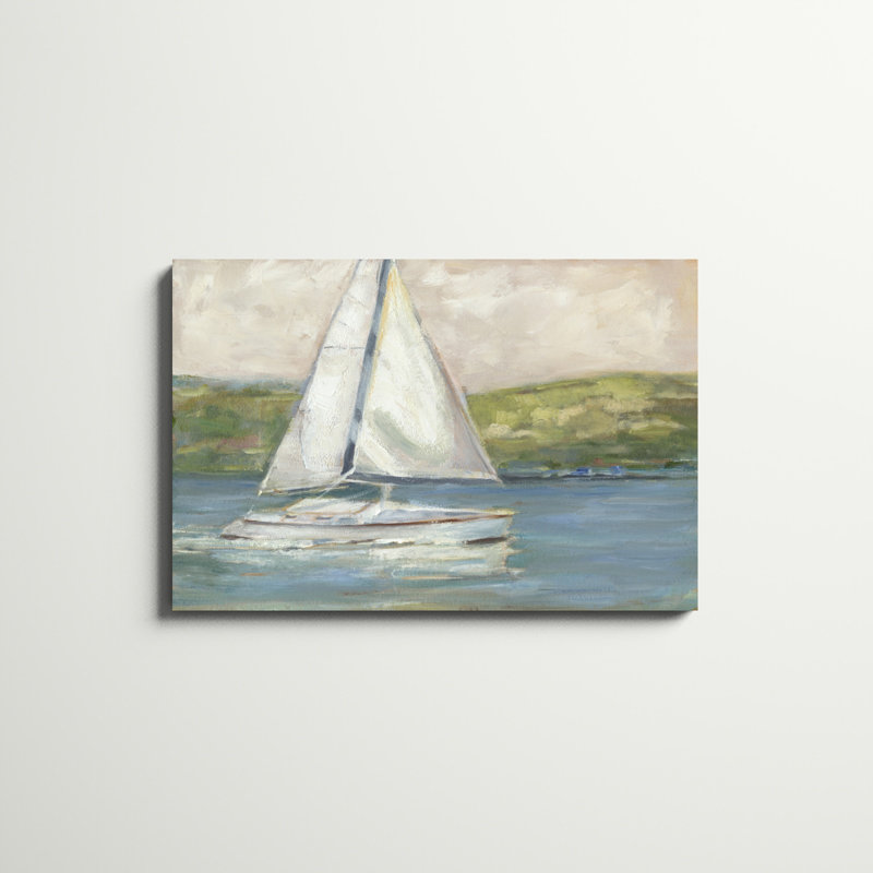 «Off the Coast I», peinture sur toile, H 24 po x l 36 po