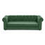 Élégant lit pour animaux de compagnie rectangulaire pour chiens grands et surdimensionnés, canapé-lit surélevé durable, canapé pour chien confortable, canapé pour chien en tissu de lin moderne et tendance - Vert olive-1395296328