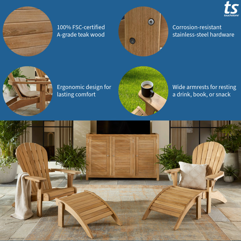 Avenya Teak Adirondack Chair