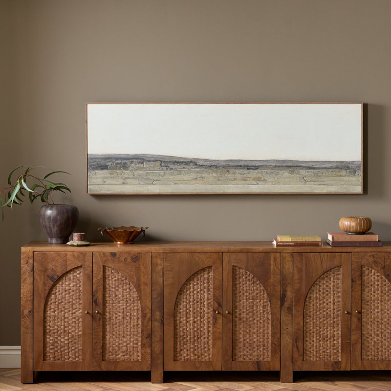 Bandera Framed Painting, H 24" x W 72"