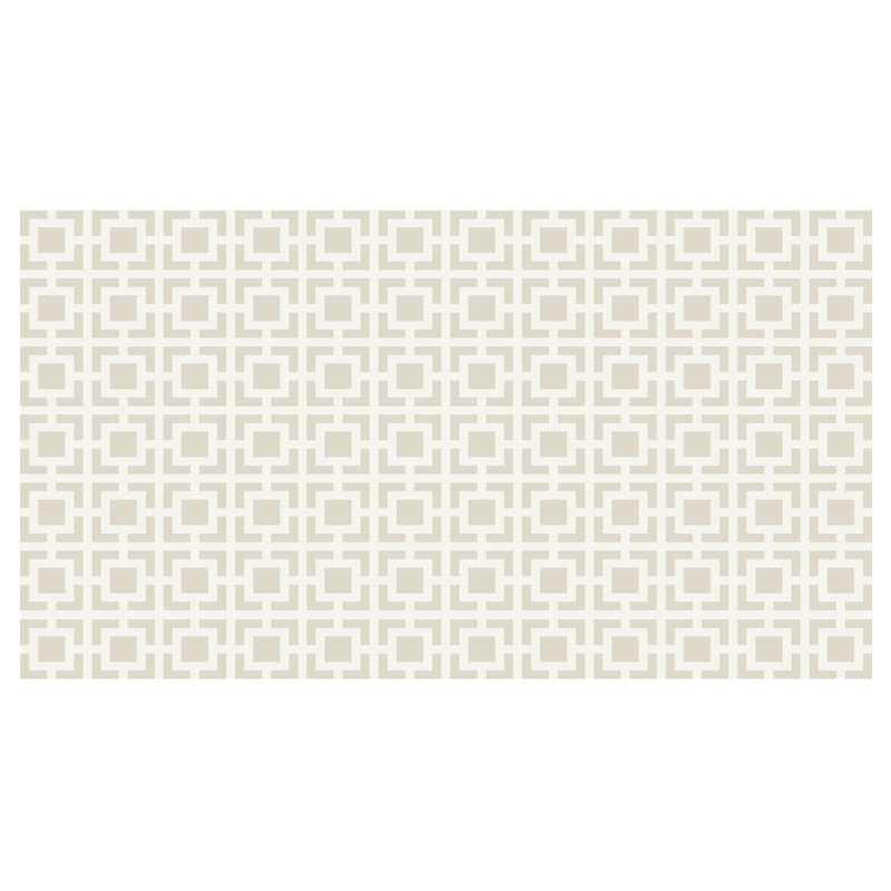 Ashleigh Interconnected Square Seamless Pattern Kitchen Mat -  66 x 120 cm