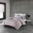 N Natori Sakura Blossom 3 Piece Cotton Sateen Printed Duvet Cover Set-35291477