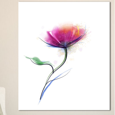 " Vector Watercolor Floral Design "