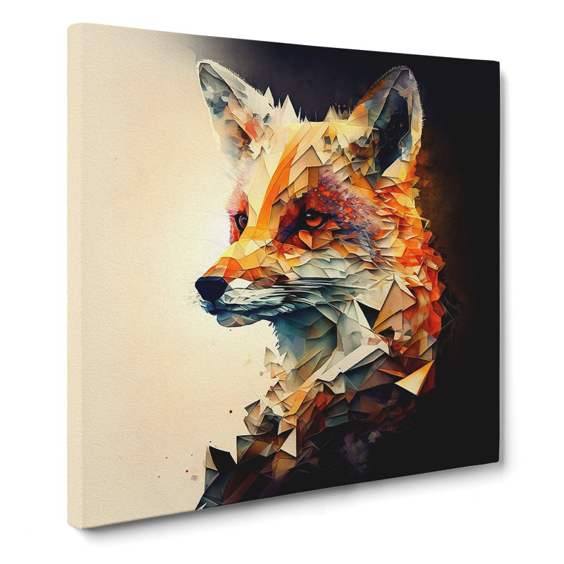 Fox Abstract - No Frame Print