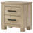 2-Drawer Nightstand Bedside Table