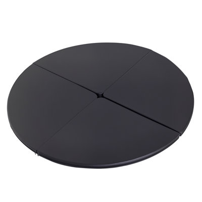 Tapis de danse à poteaux extra-protecteur avec pliage, tapis de poteau léger, tapis de danse à mât doux, noir