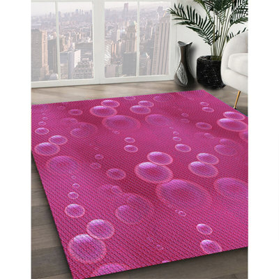 Tapis 100% à motifs lavables à la machine 2989 WSH-PAT3085-PUR