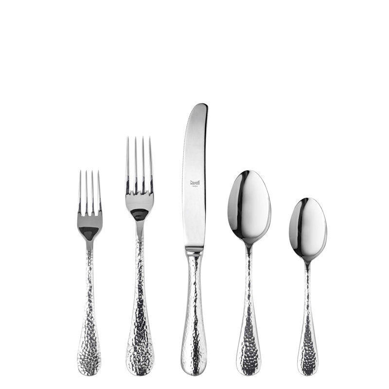 Couvert individuel 5 pièces Epoque, Argent
