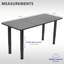 Bureau debout électrique 71 po x 30 po VIVO-102434958