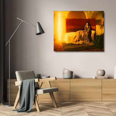 "The Annunciation" by  Henry Ossawa Tanner - Gallery Wrap Canvas Wall Art
