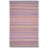 Liara Hand Woven Viscose/Cotton Striped Rug in Purple/Orange-21774252