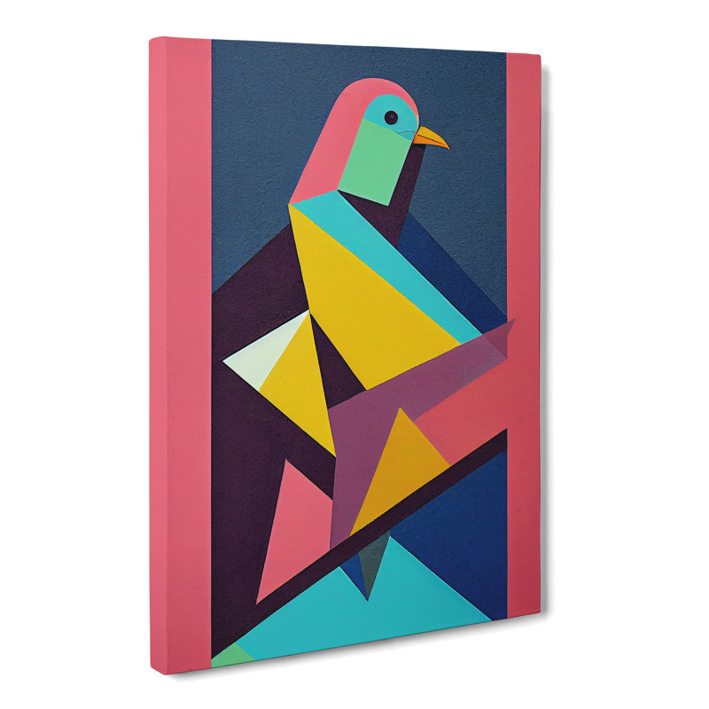 Lendella Pigeon Abstract Vol.2 - Wrapped Canvas, 50cm H x 35cm W x 3cm D
