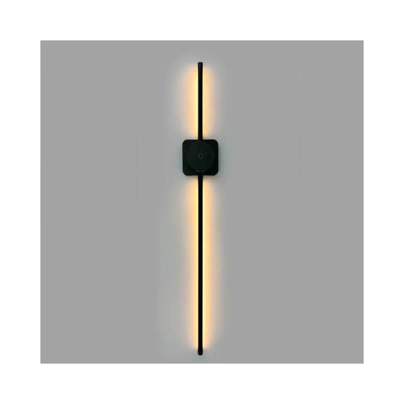 Excalibur Wall Lamp | Cordless Rechargeable Light | Touch Dimming & Remote, 2700K, Waterproof, Matte Black