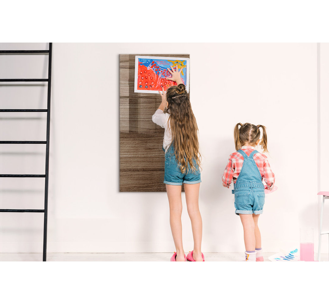 Magnetic Memo Board Whiteboard - 60 x 120 cm - With Marker and Magnets - Colorful powder