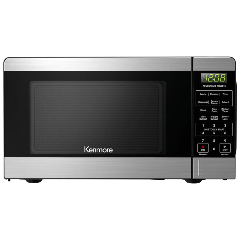 Four à micro-ondes de comptoir en acier inoxydable de 0,9 pi cu Kenmore