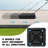 350 Lb. Cantilever Umbrella Base with Wheels - Effortlessly Movable by One Person