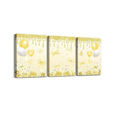 3 Piece Wrapped Canvas Wall Art