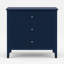 Table de chevet moderne à 3 tiroirs avec glissières à fermeture douce-130365564