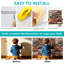 10 x 3 x 3 carreaux de brique autocollant mural papier peint panneau de mousse 13,8 x 15,2 po