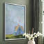 «Blue Cape», reproduction encadrée - bois massif-1600147649-1600147678