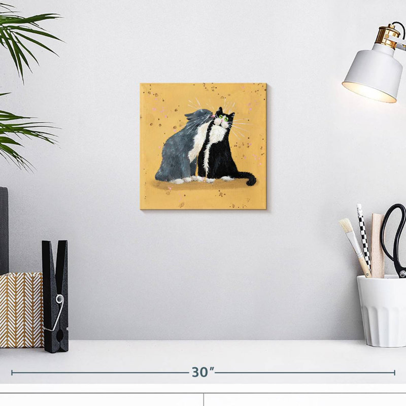 Crowle The Kiss Cats, 10" H x 10" W
