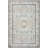 Bordered Gray Botanical Themed Patterned Woven Base Carpet And Washable Carpet-1197036161