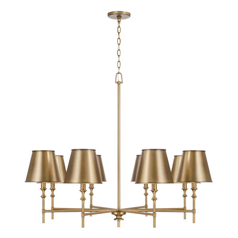 Freya 8-Light Chandelier, H 33 po x l 41 po