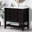 Meuble-lavabo simple 36 po avec plateau Raydan-473503872