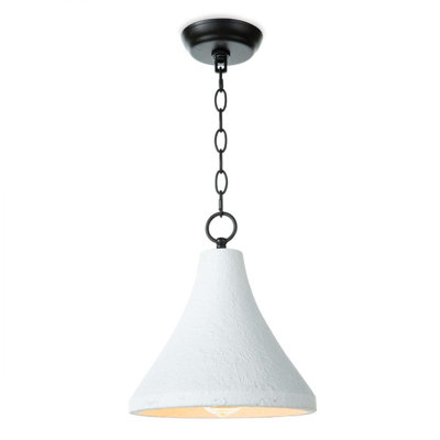 Regina Andrew Billie Concrete Pendant Small; Dimensions 10.5W X 16H X 10.5D; Uses One Maximum 60 Watt E26 Base Bulb (Not Included)