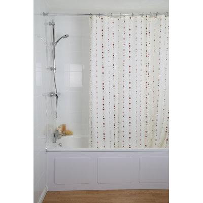 Dotty Polyester Shower Curtain